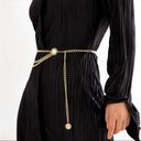 Golden Plated Tassel Belt Chain Elegant Alloy‎ Accessory Versatile Style Gold Photo 12