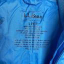 L.L.Bean  light blue rain jacket size large petite Photo 1