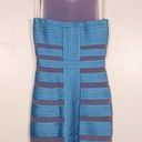 Halston Heritage NWT  Blue Bodycon Dress Photo 0