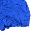 Apt. 9  Mid-Rise Solid Blue Pull On Casual‎ Shorts Flat Front Women Large NWT Photo 3