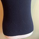 DKNY  ribbed v-neckline lightweight wool Navy sweater vest Photo 6