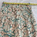 Lilly Pulitzer Bird Print Skirt Drop Waist Pleats Khaki and Blue Size 8 Photo 7