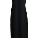 White House | Black Market  Women Black Gown Sz. 6 Jeweled Neck Halter Maxi Dress Photo 0