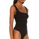 n:philanthropy  X REVOLVE NWT Black Ribbed Prince Tank Top Thong Bodysuit XS Photo 5