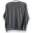 Melissa  Masse Crewneck Rosie The Riveter Grey Embroidered Long Sleeve Top L Photo 1