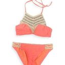 The Bikini Lab  Crochet Trim Halter Bikini Set Photo 0