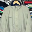 Columbia Vintage Women  Light Softshell Cinch Waist Beige Jacket Large Photo 5