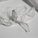 1. State NWT  White Eyelet Dress Size Large
Off Shoulder With Ties Photo 3