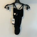 Nike  Hydrastrong Black One Piece Swimsuit Photo 3