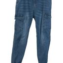 Krass&co SWS Denim  Dark Wash High Rise Cargo Denim Jogger Pants  JR L Photo 0