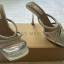 Steve Madden Silver Heels Photo 0