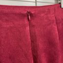 Pink Lily  faux suede a-line mini skirt women’s small maroon​ Photo 4