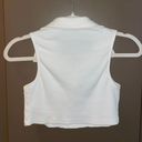 White Collared Tank Top Size M Photo 1