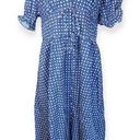 Hill House Sabrina Dress Blue Basketweave Cotton Size XXL Photo 1