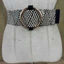 The Loft  Stretch Belt With Circle Buckle M-Lrg Photo 0