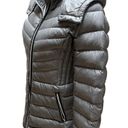 Cole Haan  Signature Puffer Jacket Womens XS Gray Quilted Down Coat Photo 2