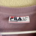 FILA Light Purple  Crewneck Sweater Photo 3