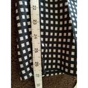 Elle  Mid Rise Black & White Check Straight Leg Cropped Pants Women's Size 2 Photo 11