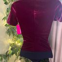 Commando  Velvet Tee Bodysuit in Berry NWT Size Small Photo 5