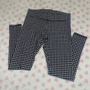 Mixit houndstooth leggings size small black and white Photo 0