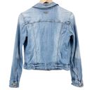 Mango MNG Jeans By  Womens XS Denim Jean Jacket Stretch Trucker Short Boho Photo 1