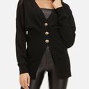 Good American  Ribbed Knit Waisted Cardigan Photo 0