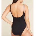 ANDIE  Swim Black Santorini Keyhole Knot One Piece Swimsuit Sz M NWT Photo 2