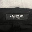 American Bazi Trendy Black Distressed Jeans with Paris New York Patches By Photo 5