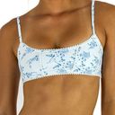 Elysiian  Nantucket Bikini Top- Blue Floral Photo 0