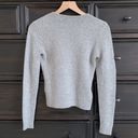 BCBGMAXAZRIA Women’s Size XS Gray & Black‎ V-Neck Sweater Photo 4