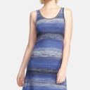 Vince NEW  Striped Cotton Space Dye Maxi Dress LARGE Blue Vacation Loungewear Photo 2