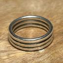 Sterling Silver Triple Band 925  Ring Photo 0