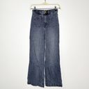 Rolla's  Womens Wide Leg Jeans High Rise Denim Sailor Comfort 80s Black Size 25 Photo 1
