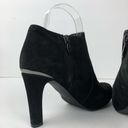 Tahari  Suzi Suede Ankle Bootie in Black Size 6 Photo 3