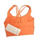 Lululemon  Energy Longline Bra *Ribbed CRLK Coral Kiss Size 4 New w/tag Photo 1