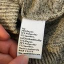 Nine West  Women’s Medium Cowl Neck Gray & Tan Pull Over Sweater Photo 7