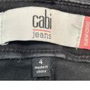 CAbi  Jeans Womens 4 Black New Crop Classic Skinny Stretch Denim Style #3189 Photo 8