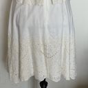 Chelsea and Violet Chelsea Violet Dress Sz Medium Beige Eyelet Mini Graduation Ceremony Bohowestern Photo 4