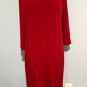 Chico's NEW NWT  Red Cutout Classic 3/4 Sleeve Dress Photo 4