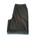 Talbots  Women’s The Perfect Cropped Pants Size 12 Black Solid Cotton Spandex Photo 2