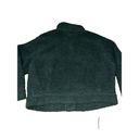 American Eagle  HUNTER GREEN CROPPED SHERPA SHACKET NWOT SIZE M Photo 4