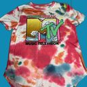 MTV Women's Multi Color Tie Dye Effect T Photo 0