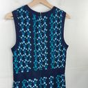 Draper James  Meadow Vines Lace Dress Nassau Navy
Sleeveless size 10 Photo 11