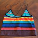 Urban Outfitters Striped Stretchy Crop Tank Photo 1