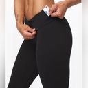 Lululemon Black  HR Align Crop 21” leggings Size 10 Photo 4