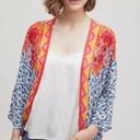 Anthropologie  Bl^nk London Adelaide Multicolor Boho Kimono | Floral | One Size Photo 0