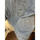 Denim & Co Retro  100% Cotton Shirt Women’s Large Blue Denim Long Sleeve Full Zip Photo 5