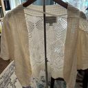 Karin Stevens  Cream short cardigan. Pre loved in excellent condition. Size L. Photo 0