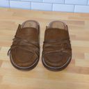 Free People Brown Saratoga Calf Hair Mules / Loafers / Slides - Size 39 (US 9) Photo 4