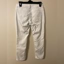 J.Jill Womens  Authentic Fit Slim Ankle White Jeans Size 2 Petite Short Photo 1